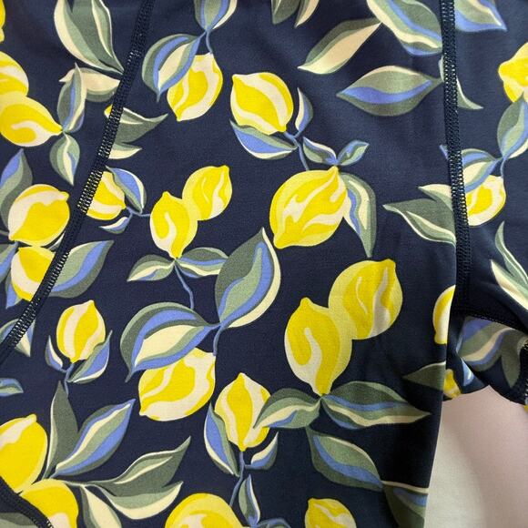 Sweaty Betty Power 6” Bike Shorts in Blue Lemon Tree Size Medium  US 8 - Picture 9 of 15
